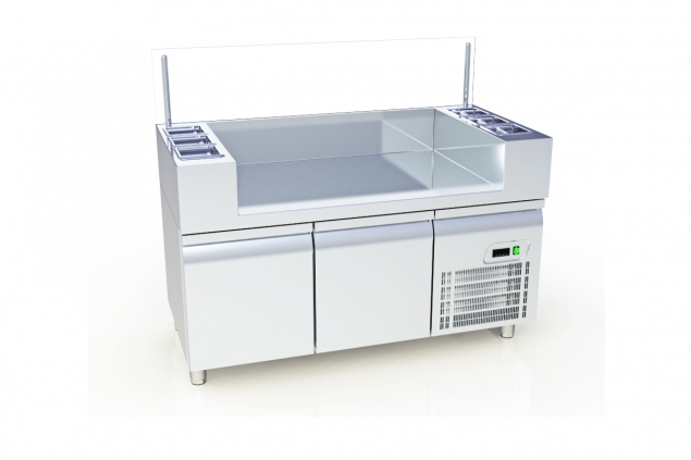REFRIGERATED CREPE COUNTERS